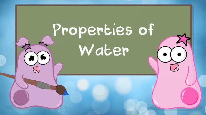 Amoeba sisters properties of water worksheet